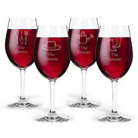 Personalized Tritan Acrylic Wine Set - Spring Collection