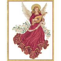 Angel with Lute Holiday Cards