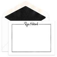 Joyous Flat Note Cards - Raised Ink