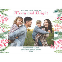Merry and Bright Holiday Photo Cards
