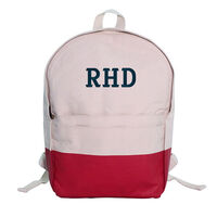 Red Dipped Lined Backpack