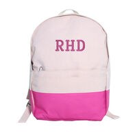 Pink Dipped Lined Backpack