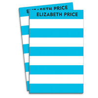 Turquoise Stripe Notepads