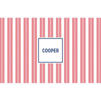 Red Seersucker Placemats