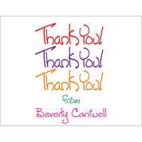 A Big Thank You Folded Note Cards