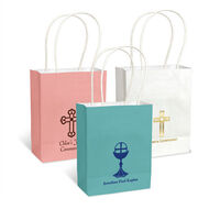 Personalized Mini Twisted Handled Bags for First Holy Communion