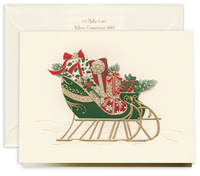 Festive Sleigh Holiday Cards