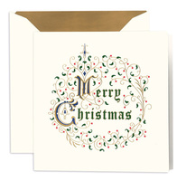 Merry Christmas Vines Holiday Cards