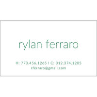 Ferraro Contact Cards - Raised Ink
