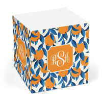 Valencia Oranges Sticky Memo Cube