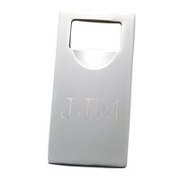 Personalized Rectangular Bottle Opener