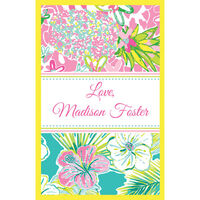 Yellow Bali Tropique Flat Gift Enclosures