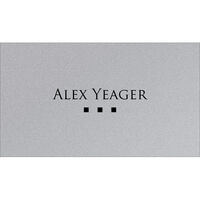 Petite Squares Double Sided Shimmer Contact Cards