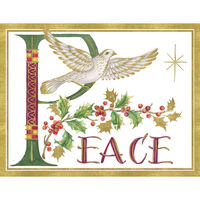Illuminated Peace Dove Holiday Cards