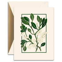 Mistletoe Folded Holiday Cards