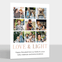 Love & Light Foil Multi Holiday Photo Cards