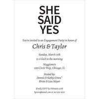 Your Choice of Headline Invitations