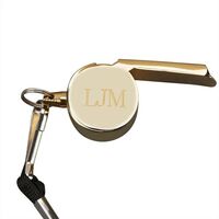 Personalized Gold-Plated Coach's Whistle