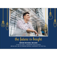 The Future is Bright Photo Graduation Announcements