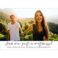 Can We Get A Witness Photo Save the Date Cards