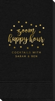Confetti Dot Zoom Happy Hour Guest Towels