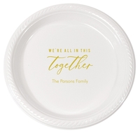 We're All In This Together Plastic Plates