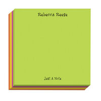 Rainbow Square Memo REFILL ONLY