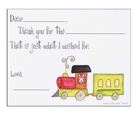 All-Aboard Fill-in Thank You Postcard