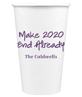 Studio Make 2020 End Already Paper Coffee Cups