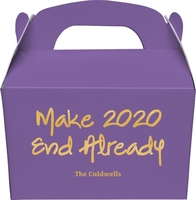 Studio Make 2020 End Already Gable Favor Boxes
