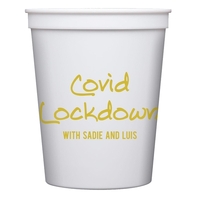 Studio Covid Lockdown Stadium Cups