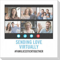 Virtual Hello Photo Napkins