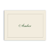 Embossed Border Foldover Note Cards