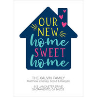 Our New Home Sweet Home Moving Announcements