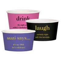 Design Your Own Big Word Treat Cups