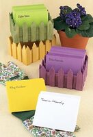 Picket Fence Crate & Memo Sheets